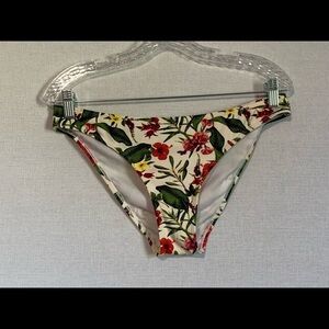 Cabana del Sol |Size Large| Floral/Tropical Bikini Swim Bottom EUC